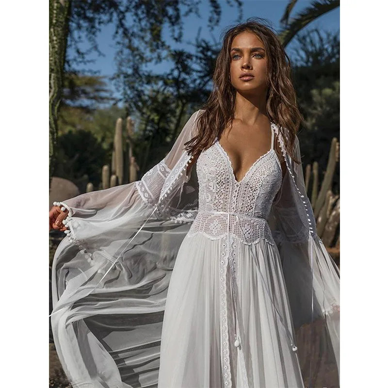2 Pieces Cross Border Spring And Summer 2018 WOMEN'S Dress Europe And America Star Bohemian Lace Joint Chiffon Formal Dress
2 Pieces Cross Border Spring And Summer 2018 WOMEN'S Dress Europe And America Star Bohemian Lace Joint Chiffon Formal Dress