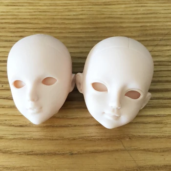 2pc/lot Soft DIY High Quality Practice Makeup Doll Heads For 1/6 BJD as For 29cm Doll's Practicing Dress Up Head Without Hair
2pc/lot Soft DIY High Quality Practice Makeup Doll Heads For 1/6 BJD as For 29cm Doll's Practicing Dress Up Head Without Hair