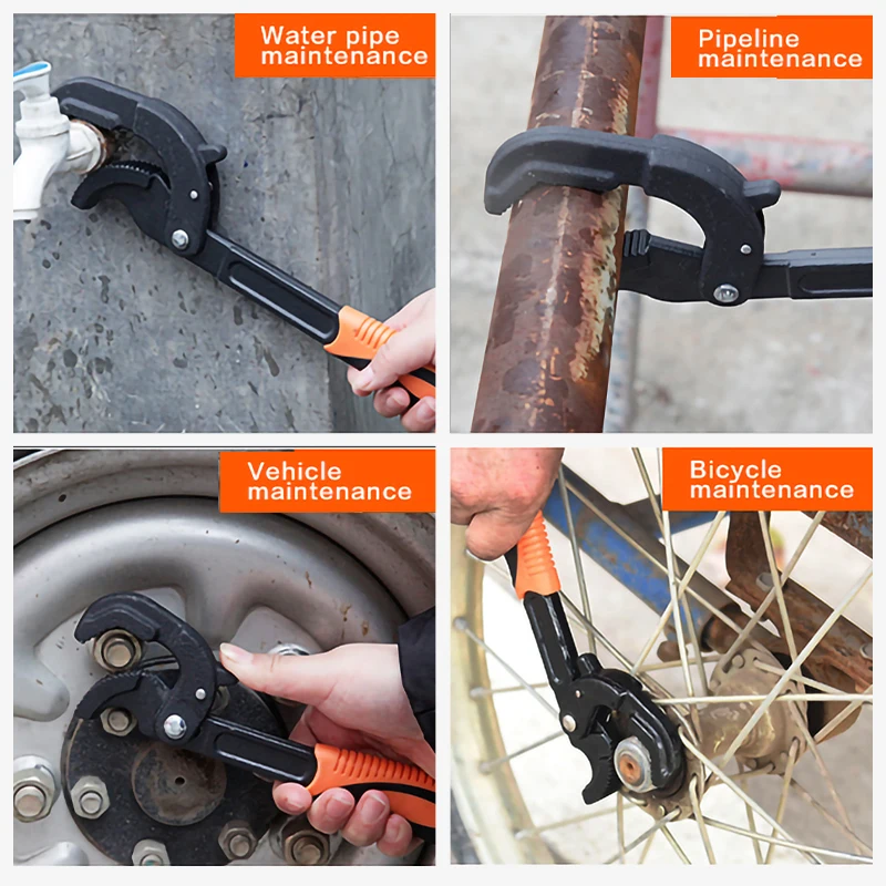 Universal Wrench Adjustable Spanner Multi-function Home Garden Improvement Repair Tool Key Hand Pipe Wrench Set
Universal Wrench Adjustable Spanner Multi-function Home Garden Improvement Repair Tool Key Hand Pipe Wrench Set
