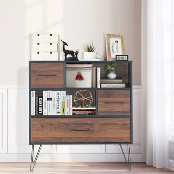 Gaintex Multipurpose Sideboard Storage Cabinet with Metal Leg & Drawers Eco-Friendly & Durable Material Cabinet
Gaintex Multipurpose Sideboard Storage Cabinet with Metal Leg & Drawers Eco-Friendly & Durable Material Cabinet