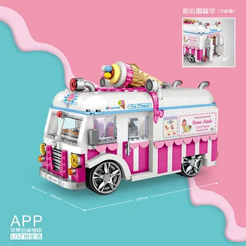 LOZ Mini Blocks Building Bricks Technic Ice Cream Van Pink Car Cake Bus Model Educational Assembly Kids Toys Gift Creator 1112
LOZ Mini Blocks Building Bricks Technic Ice Cream Van Pink Car Cake Bus Model Educational Assembly Kids Toys Gift Creator 1112