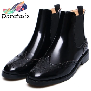 Brand New Chic Big Size 44 high-quality Design Genuine Leather Chelsea Ankle Booties Brogue Shoes Boots Women
Brand New Chic Big Size 44 high-quality Design Genuine Leather Chelsea Ankle Booties Brogue Shoes Boots Women