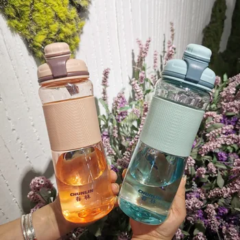 Stylish Simple Heat Resistant Sports Kettles Large Capacity Sealed Leakproof Outdoor Portable Plastic Bottles with Silicone Rope
Stylish Simple Heat Resistant Sports Kettles Large Capacity Sealed Leakproof Outdoor Portable Plastic Bottles with Silicone Rope