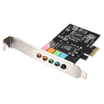 PCI Express PCI-E 5.1 Ch 6 Channel PCIE Audio Digital Sound Card Adapter CMI8738 CMI8738 Audio Sound Card
PCI Express PCI-E 5.1 Ch 6 Channel PCIE Audio Digital Sound Card Adapter CMI8738 CMI8738 Audio Sound Card