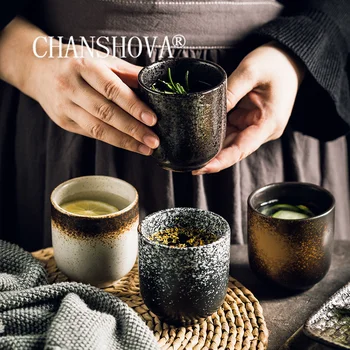 CHANSHOVA 150 and 200ml Chinese Retro Style Handmade Color Glaze High Temperature Firing Ceramic Teacup Porcelain Tea Cups H235
CHANSHOVA 150 and 200ml Chinese Retro Style Handmade Color Glaze High Temperature Firing Ceramic Teacup Porcelain Tea Cups H235