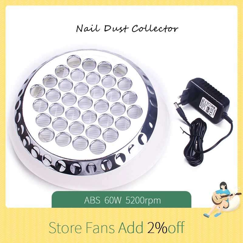 60W Nail Dust Collector Kit Professional Nail Art Dust Extractor Collecting Fan Manicure Vacuum Cleaner Nail Dirt Filter
60W Nail Dust Collector Kit Professional Nail Art Dust Extractor Collecting Fan Manicure Vacuum Cleaner Nail Dirt Filter