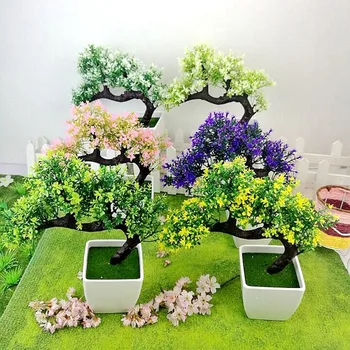Artificial Green Plant Bonsai Welcome Pine Cypress Tree Small Pot Plant Simulation Plant Small Bonsai Home Decoration
Artificial Green Plant Bonsai Welcome Pine Cypress Tree Small Pot Plant Simulation Plant Small Bonsai Home Decoration