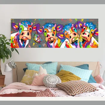 Canvas Painting Cartoon Watercolor Four Cow Wall Art Posters and Prints Wall Pictures for Living Room Decoration Home Decor
Canvas Painting Cartoon Watercolor Four Cow Wall Art Posters and Prints Wall Pictures for Living Room Decoration Home Decor