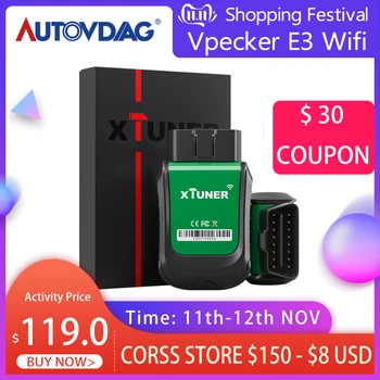 Vpecker E3 Wifi OBD2 Car Diagnostic Tool ABS Engine SRS AC Read Fault Automotive Code Scanner Free Upgraded Vpecker VS AP200
Vpecker E3 Wifi OBD2 Car Diagnostic Tool ABS Engine SRS AC Read Fault Automotive Code Scanner Free Upgraded Vpecker VS AP200