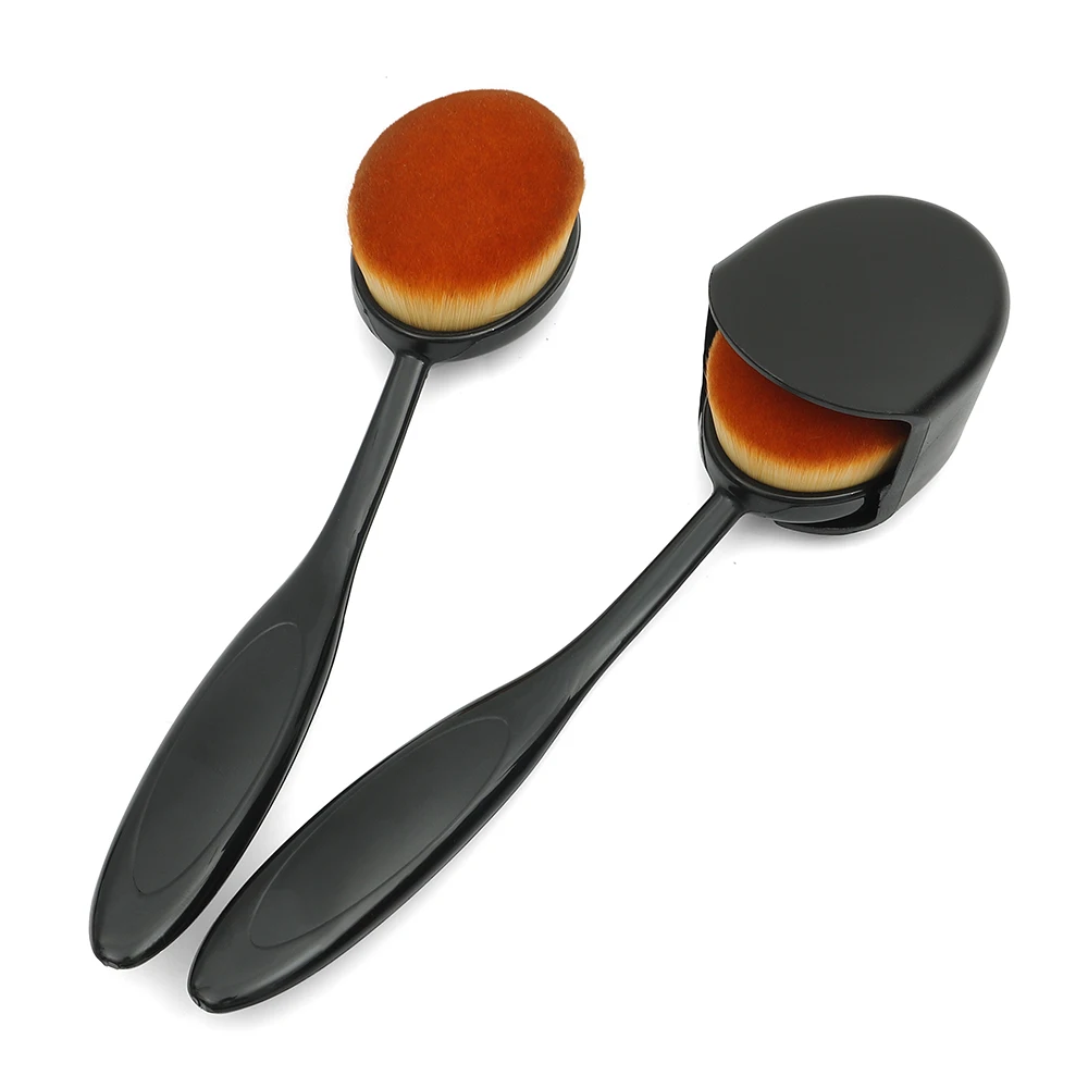 1PCS Large Size Toothbrush oval Makeup Brush with cap 16cm Soft Makeup Brushes Foundation Brush Set Make Up Brush
1PCS Large Size Toothbrush oval Makeup Brush with cap 16cm Soft Makeup Brushes Foundation Brush Set Make Up Brush