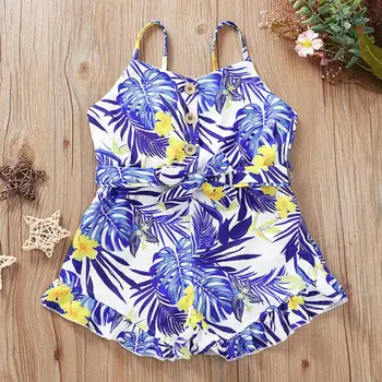 Cute Baby Girl Clothes Sleeveless Sling Small Yellow Flower Print Jumpsuit Infant Girls Button Bowknot Outfits Summer Clothes Y3
Cute Baby Girl Clothes Sleeveless Sling Small Yellow Flower Print Jumpsuit Infant Girls Button Bowknot Outfits Summer Clothes Y3
