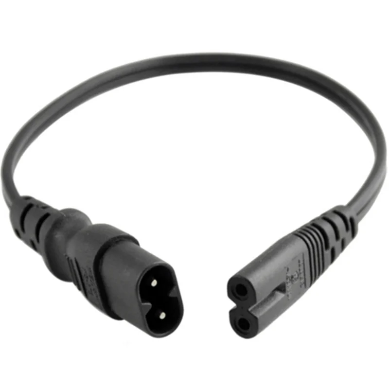 Free Shipping IEC 320 2-Pin C7 Female To C8 Male Figure 8 Power Adapter Extension Cable 30CM
Free Shipping IEC 320 2-Pin C7 Female To C8 Male Figure 8 Power Adapter Extension Cable 30CM