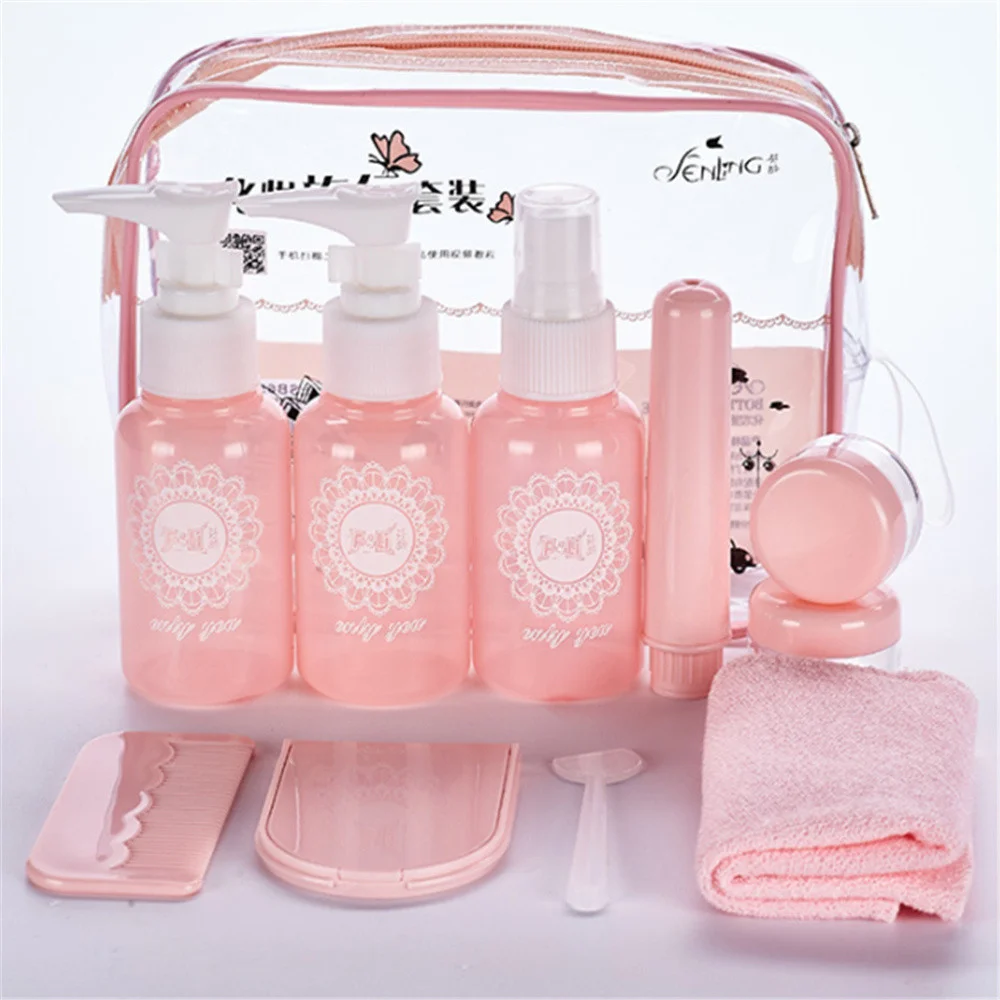 10 pc/Set Travel Mini Makeup Cosmetic Face Cream Bottles Plastic Transparent Empty Make Up Container Travel Accessories
10 pc/Set Travel Mini Makeup Cosmetic Face Cream Bottles Plastic Transparent Empty Make Up Container Travel Accessories