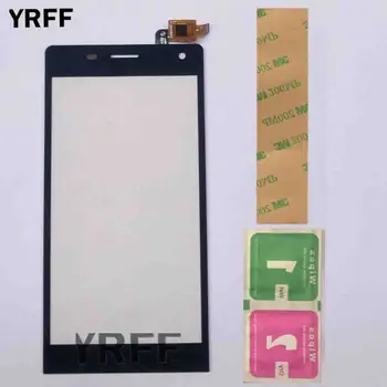 

Touch Screen Panel For Highscreen Verge Touch Screen Digitizer Front Glass Sensor Touchscreen Lens 3M Glue Wipes