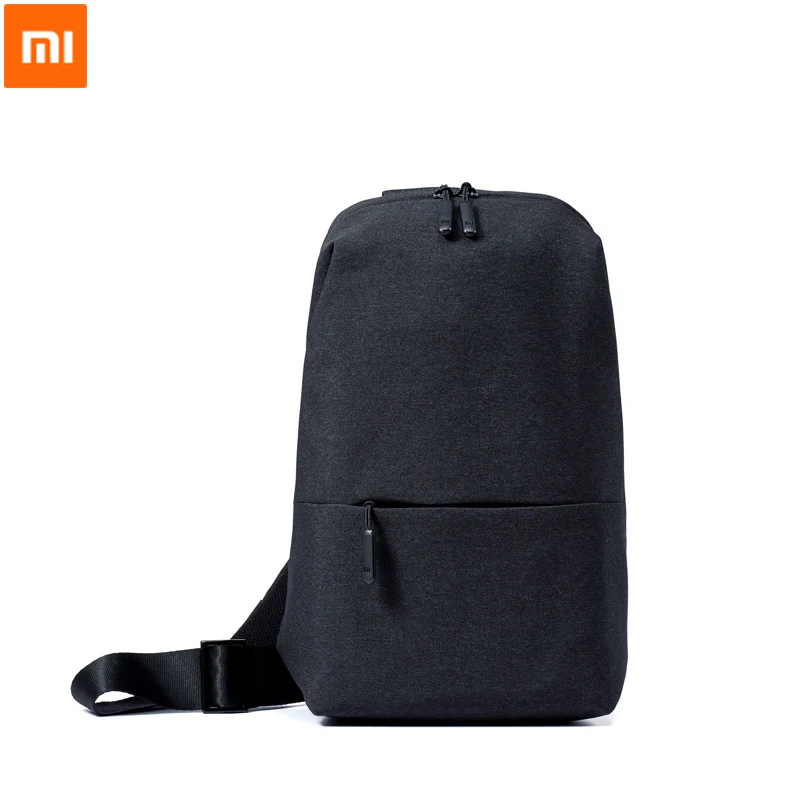 Оригинальная сумка-слинг Xiaomi из полиэстера удобный нагрудной рюкзак маленького