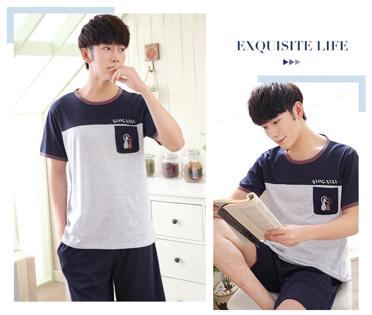 Men's Pajamas Set H56a8b65eebf14e40a7ba05eaecd60c27D.jpg - Men's Pajamas Set
