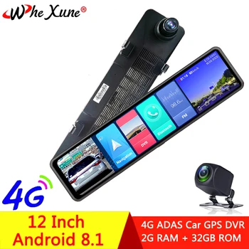 WHEXUNE New Car Dvr 4G Android ADAS 12 Inch Rear View Mirror 2K Camera FHD1080P dash cam Video Recorder GPS navigation Dual Lens
WHEXUNE New Car Dvr 4G Android ADAS 12 Inch Rear View Mirror 2K Camera FHD1080P dash cam Video Recorder GPS navigation Dual Lens