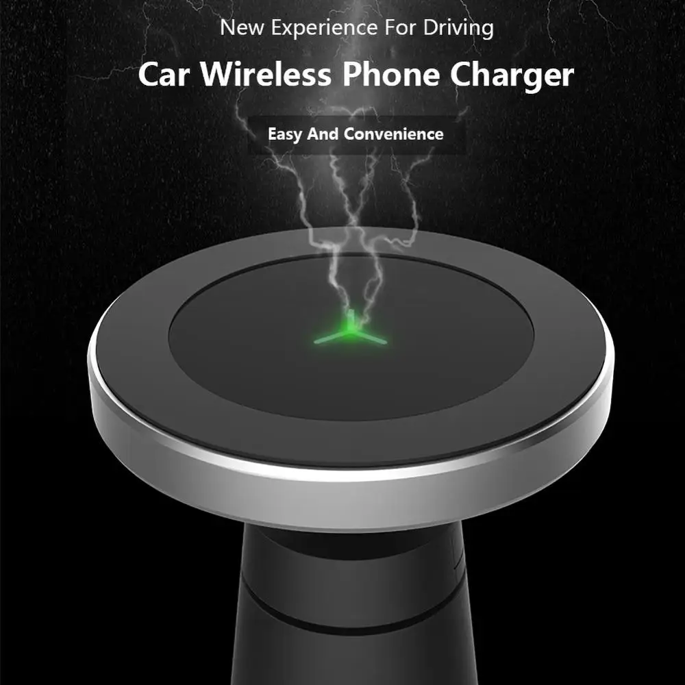 Wireless Car Charger 360-degree Rotatable Magnetic Dashboard Air Vent Phone Holder For IPhone Xs Max/Xs/Xr/8 Plus Accessories
Wireless Car Charger 360-degree Rotatable Magnetic Dashboard Air Vent Phone Holder For IPhone Xs Max/Xs/Xr/8 Plus Accessories