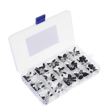 New 215Pcs 15 Values Kit Electrolytic Capacitor Organization Storage 0.1UF-330UF Capacitors Assortment Box Kit
New 215Pcs 15 Values Kit Electrolytic Capacitor Organization Storage 0.1UF-330UF Capacitors Assortment Box Kit