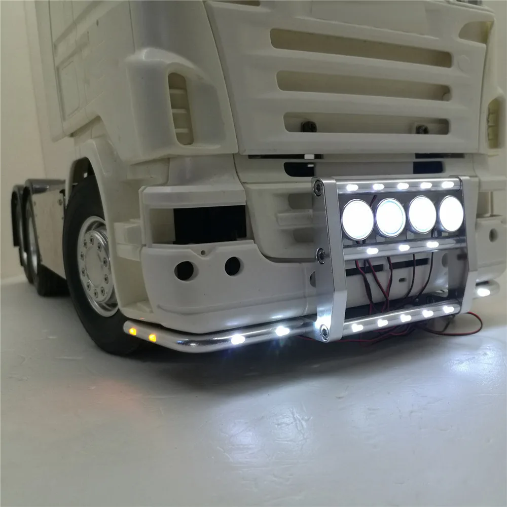Front Bumper with 22 Lights for 1/14 