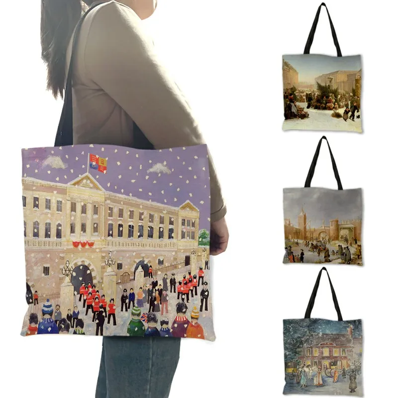 2021 Customized Womens Tote Handbag Beautiful Snow Scenery Under Night Print Reusable Shopper Shopping Bags B13190
2021 Customized Womens Tote Handbag Beautiful Snow Scenery Under Night Print Reusable Shopper Shopping Bags B13190