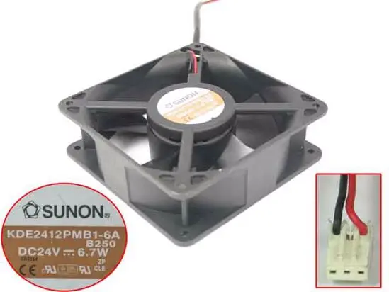 SUNON KDE2412PMB1-6A DC 24V 6,7 W 120x120x38mm 2-проводной Вентилятор охлаждения сервера
SUNON KDE2412PMB1-6A DC 24V 6,7 W 120x120x38mm 2-проводной Вентилятор охлаждения сервера