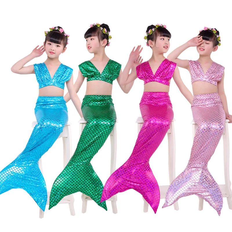 Swimming Cosplay Swimsuit Kid's Sparkle Mermaid Tails Swimmable Costume Swimwear Sets
Swimming Cosplay Swimsuit Kid's Sparkle Mermaid Tails Swimmable Costume Swimwear Sets