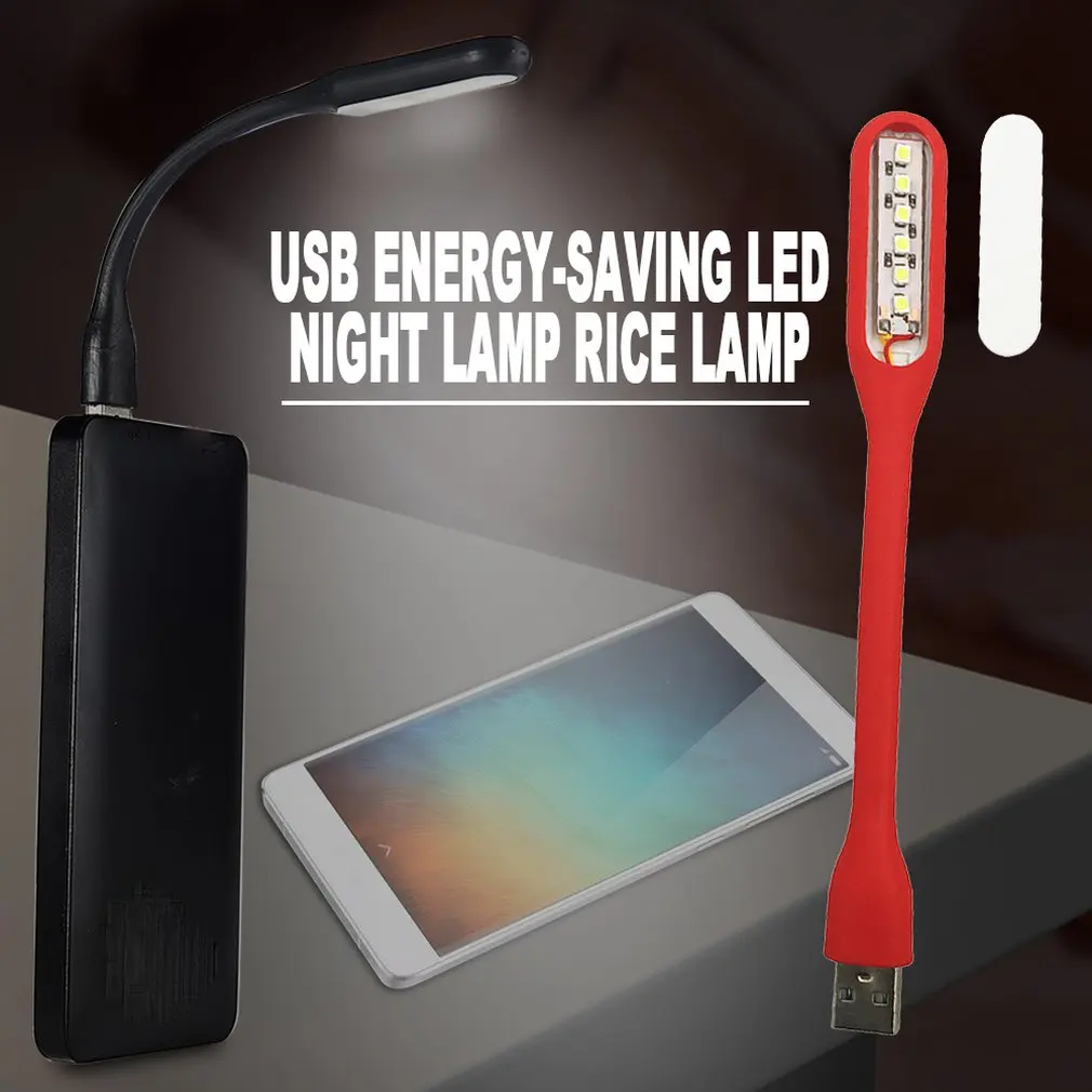 Portable Mini USB LED Flexbiable Night Light Super Bright Book Light Reading Lamp For Power Bank PC Laptop Notebook Dropship