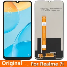 Ensemble écran tactile LCD de remplacement, 6.5 pouces, pour Realme 7i Global RMX2193, Helio G85=