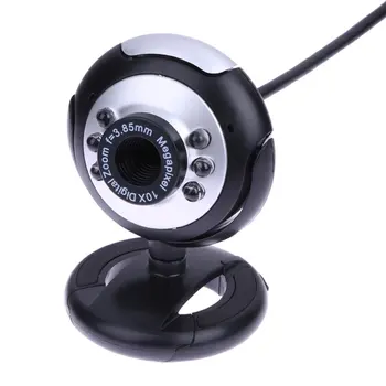 6 LED Computer HD Webcam USB Video Webcam USB Camera Built-in Microphone Video Teaching Live For PC Laptop
6 LED Computer HD Webcam USB Video Webcam USB Camera Built-in Microphone Video Teaching Live For PC Laptop