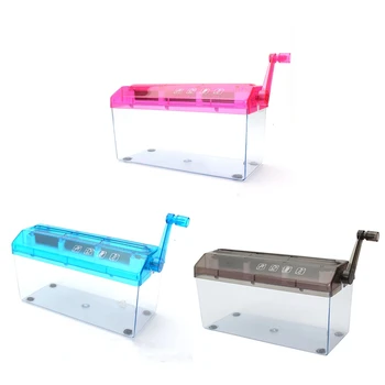 Mini Hand Shredder Paper Quilling Tools Handmade A4 Paper Documents Cutting Machine Tool for Office Home School Supplies
Mini Hand Shredder Paper Quilling Tools Handmade A4 Paper Documents Cutting Machine Tool for Office Home School Supplies