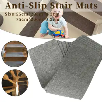 4Pcs Anti-Slip Stair Mats Floor Rug Carpet for Stairway Self-adhesive Step Mats Foot Pad Entrance Mat Safety Pad 55X20cm/75X20cm 
4Pcs Anti-Slip Stair Mats Floor Rug Carpet for Stairway Self-adhesive Step Mats Foot Pad Entrance Mat Safety Pad 55X20cm/75X20cm