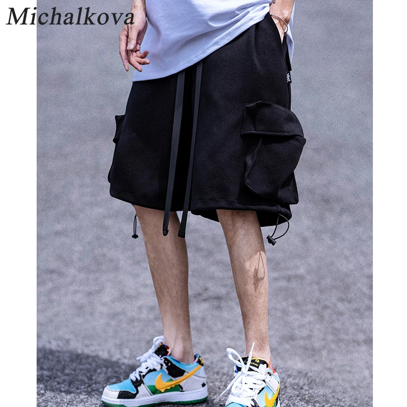 Functional style dark loose big Pocket Shorts hip hop overalls men's ins trend versatile summer elastic waist pants michalkova
Functional style dark loose big Pocket Shorts hip hop overalls men's ins trend versatile summer elastic waist pants michalkova