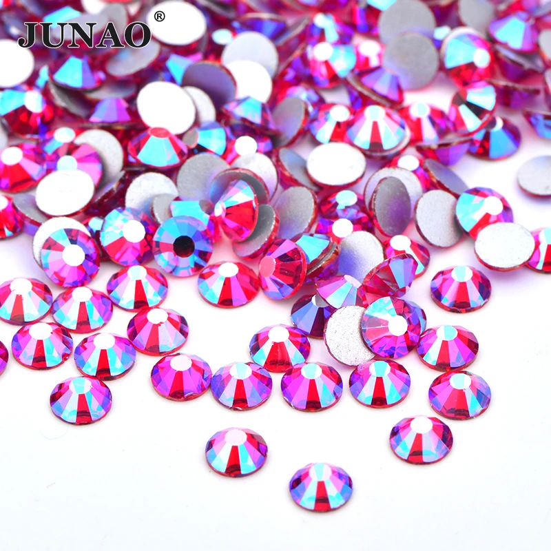 JUNAO SS 6 8 10 12 16 20 30 Top Quality Red AB Glass Rhinestone Applique Flat Back Nail Art Crystal Stone Round Strass Stickers
JUNAO SS 6 8 10 12 16 20 30 Top Quality Red AB Glass Rhinestone Applique Flat Back Nail Art Crystal Stone Round Strass Stickers