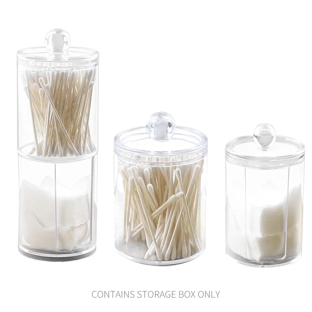 Acrylic Multifunctional Round Receive Box Jewelry Box New Cosmetic Make-up Cotton Swabs Transparent Container Home Storage
Acrylic Multifunctional Round Receive Box Jewelry Box New Cosmetic Make-up Cotton Swabs Transparent Container Home Storage