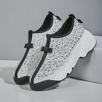 Women's Diamond-studded slip-on flats sneakers leisure soft comfort espadrilles bowtie student moccasins mesh breathable shoes
Women's Diamond-studded slip-on flats sneakers leisure soft comfort espadrilles bowtie student moccasins mesh breathable shoes
