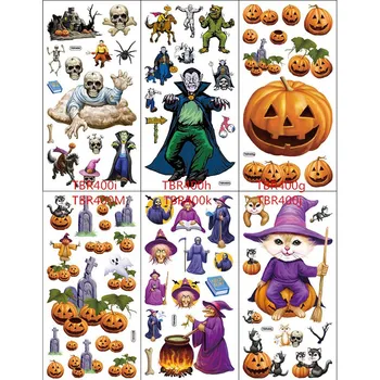 2017 Fashion Halloween Horror Fake Tattoos Body Arts Retro Tattoo Sticker For Halloween 6PCS Body Painting Tattoo Products
2017 Fashion Halloween Horror Fake Tattoos Body Arts Retro Tattoo Sticker For Halloween 6PCS Body Painting Tattoo Products