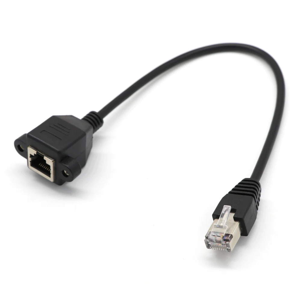 RJ45 Male To Female Network Extension Cable Ethernet Connector Cord 30cm RJ45 Male To Female Network Extension Cable Ethernet Connector Cord 30cm