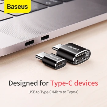 Baseus Micro USB Type C OTG Adapter Mini usb c Male to Micro usb Female otg Adapter Micro USB to USB C for date transmission
Baseus Micro USB Type C OTG Adapter Mini usb c Male to Micro usb Female otg Adapter Micro USB to USB C for date transmission