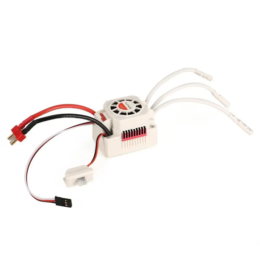 SURPASS HOBBY Waterproof Brushless 60A ESC Electric Speed Controller for 1/10 1/12 RC Monster Off-road Short Course Car Boat
SURPASS HOBBY Waterproof Brushless 60A ESC Electric Speed Controller for 1/10 1/12 RC Monster Off-road Short Course Car Boat