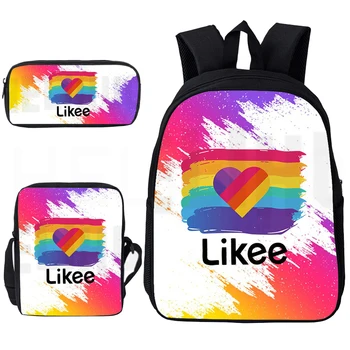 Women Likee Zipper Nylon Backpack Children School Pencilcase Girls 3D Print Laptop Travel Shoulder Bag 3pcs/set Russia Type Bag 
Women Likee Zipper Nylon Backpack Children School Pencilcase Girls 3D Print Laptop Travel Shoulder Bag 3pcs/set Russia Type Bag