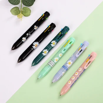 Eight-colors Daisy Ballpoint Pen 0.5mm Multi-Energy Pen Practical Journal Pen Creative School Office Supplies Stationery
Eight-colors Daisy Ballpoint Pen 0.5mm Multi-Energy Pen Practical Journal Pen Creative School Office Supplies Stationery
