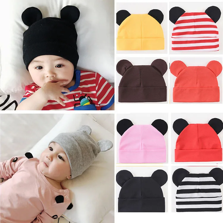 Spring and Autumn Winter Baby Hat for Boys and Girls 0-3-6-12 Months Mickey Ear Cap for Children Newborn Pure Cotton Knitted Hat
Spring and Autumn Winter Baby Hat for Boys and Girls 0-3-6-12 Months Mickey Ear Cap for Children Newborn Pure Cotton Knitted Hat