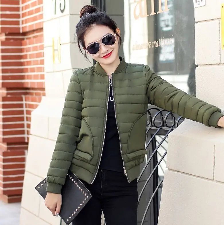 Winter New Style WOMEN'S Dress Simple Versatile Slim Fit Slimming Solid Color Stand Collar Thin-Cotton-padded Clothes Cotton-pad
Winter New Style WOMEN'S Dress Simple Versatile Slim Fit Slimming Solid Color Stand Collar Thin-Cotton-padded Clothes Cotton-pad