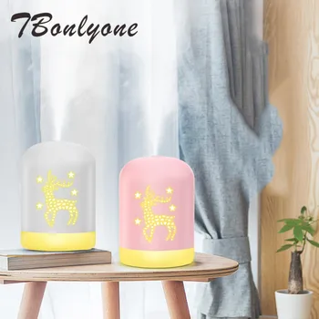 340ml Deer USB Air Humidifier Aroma Essential Oil Diffuser Ultrasonic Mist LED NightLight Humidifier Fogger Christmas Gift
340ml Deer USB Air Humidifier Aroma Essential Oil Diffuser Ultrasonic Mist LED NightLight Humidifier Fogger Christmas Gift