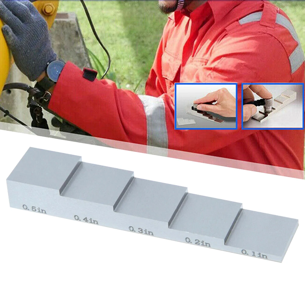 5 Steps Calibration Block Ultrasonic Thickness Gauge Portable Practical Tool Inspection Carbon Steel Measuring Professional
5 Steps Calibration Block Ultrasonic Thickness Gauge Portable Practical Tool Inspection Carbon Steel Measuring Professional