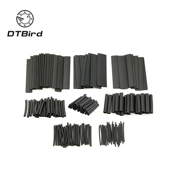 127pcs/lot Heat Shrink Tubing 7.28m 2:1 Black Tube Car Cable Sleeving Assortment Wrap Wire Kit with Polyolefin Assortment
127pcs/lot Heat Shrink Tubing 7.28m 2:1 Black Tube Car Cable Sleeving Assortment Wrap Wire Kit with Polyolefin Assortment