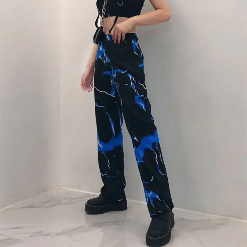 New Spring Fashion Joggers Sweatpants Y2k Street Vintage Lightning Pattern Pant Women High Waist Wide Leg Casual Female Trousers
New Spring Fashion Joggers Sweatpants Y2k Street Vintage Lightning Pattern Pant Women High Waist Wide Leg Casual Female Trousers