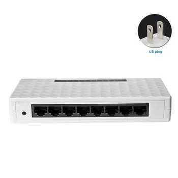 RJ45 8 Port 1000 Mbps Network Splitter Desktop LAN Self Adaptive Full Duplex Ethernet Switch Gigabit Sturdy Hub Home Unmanaged
RJ45 8 Port 1000 Mbps Network Splitter Desktop LAN Self Adaptive Full Duplex Ethernet Switch Gigabit Sturdy Hub Home Unmanaged