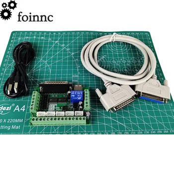 MACH3 engraving machine 5-axis CNC control board, with optocoupler, motor drive controller, with 25-pin parallel port USB cable
MACH3 engraving machine 5-axis CNC control board, with optocoupler, motor drive controller, with 25-pin parallel port USB cable